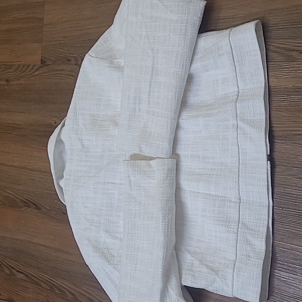 Abercrombie &‎ Fitch Women's Cream Textured Blazer NEW NO TAG. - Picture 9 of 16